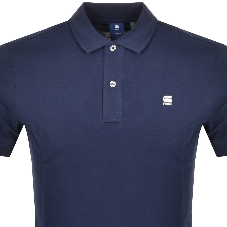 G Star Raw Dunda Polo T Shirt Navy